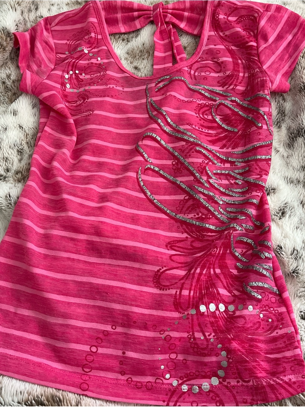 Y2K vintage detailed top